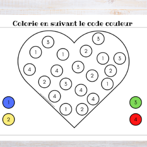 Coloriages remplis mon coeur