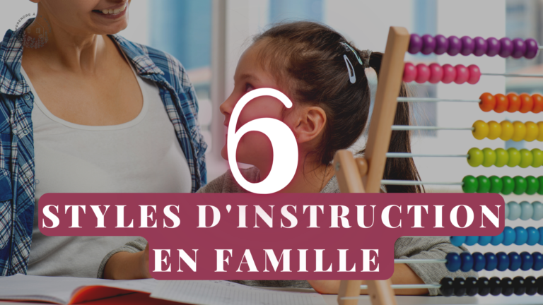 instruction en famille, unschooling, ief, école à la maison, charlotte Mason, Montessori,